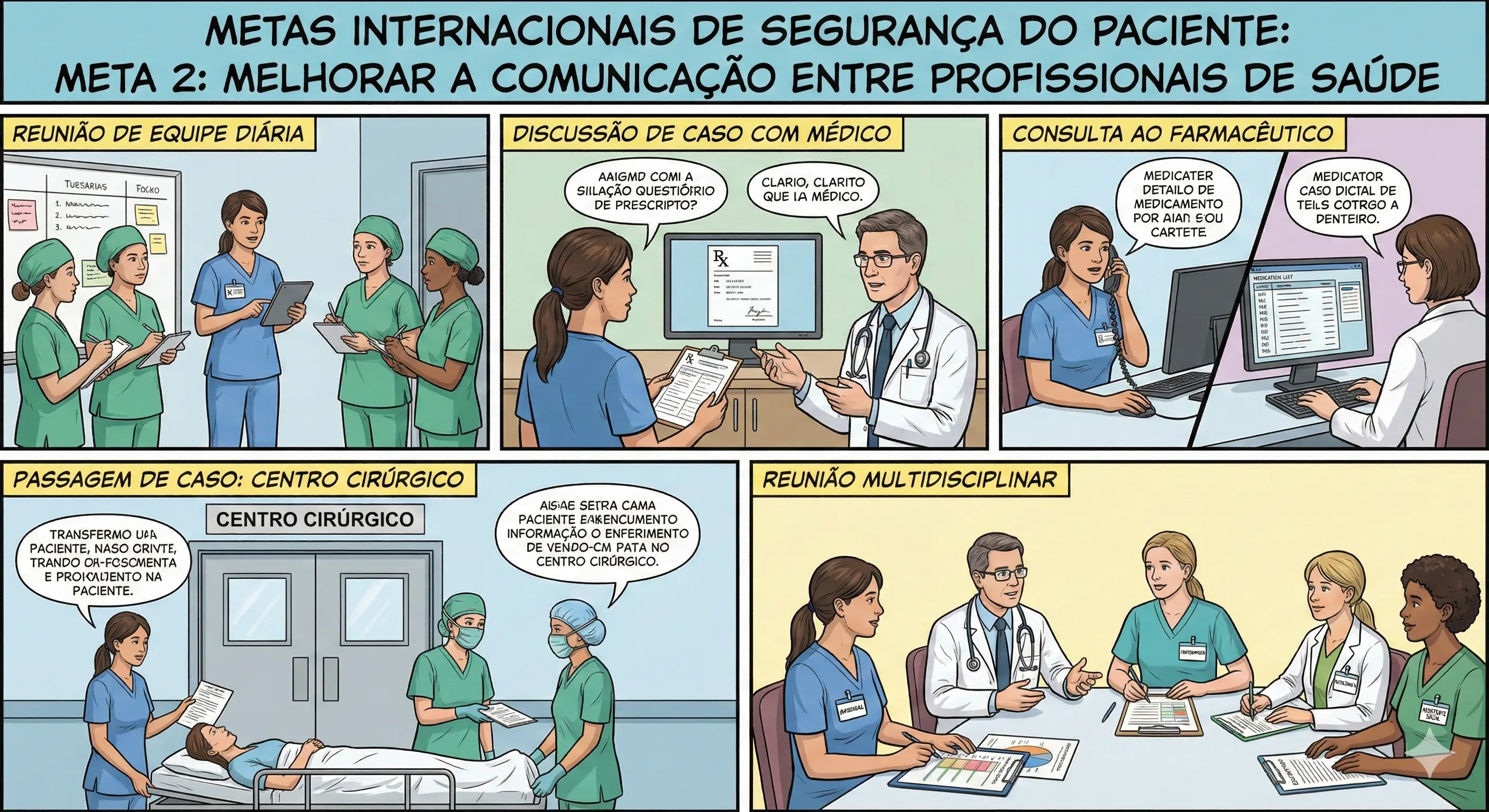 META 2   MELHORAR A COMUNICAÇÃO ENTRE A EQUIPE DE SAÚDE